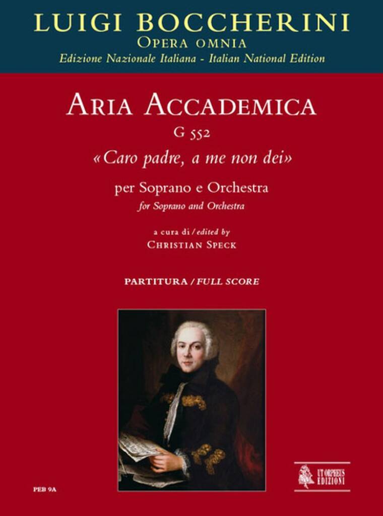 Aria accademica G 552 Caro padre, a me non dei